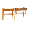 Set de 2 tables de chevet en teck, Carlström, Suède, 1960