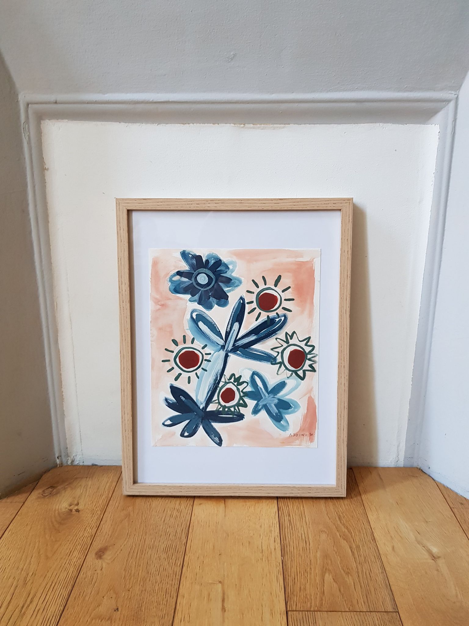 Imaginary Plants II - Painting by Laura Asoini