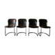 Set of 4 chairs C2 for Cidue, Italy, 1970.