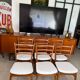 Old vintage Scandinavian style chair X6