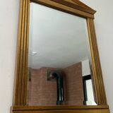 Vintage Deknudt Empire style mirror in gilded wood