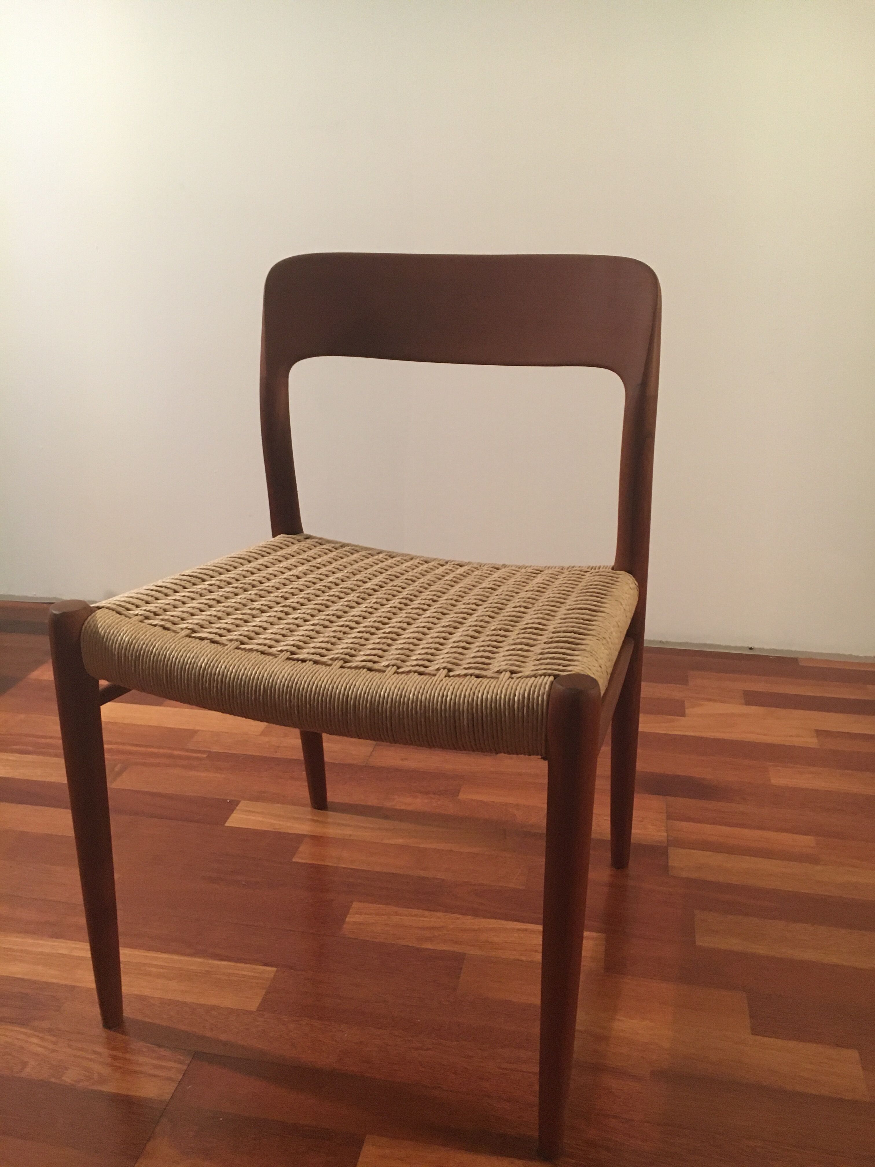 No.75 chairs & table by Niels Otto Muller for J.L. Mollers, 1950s