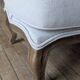 2 high-end Louis XV benches with poufs