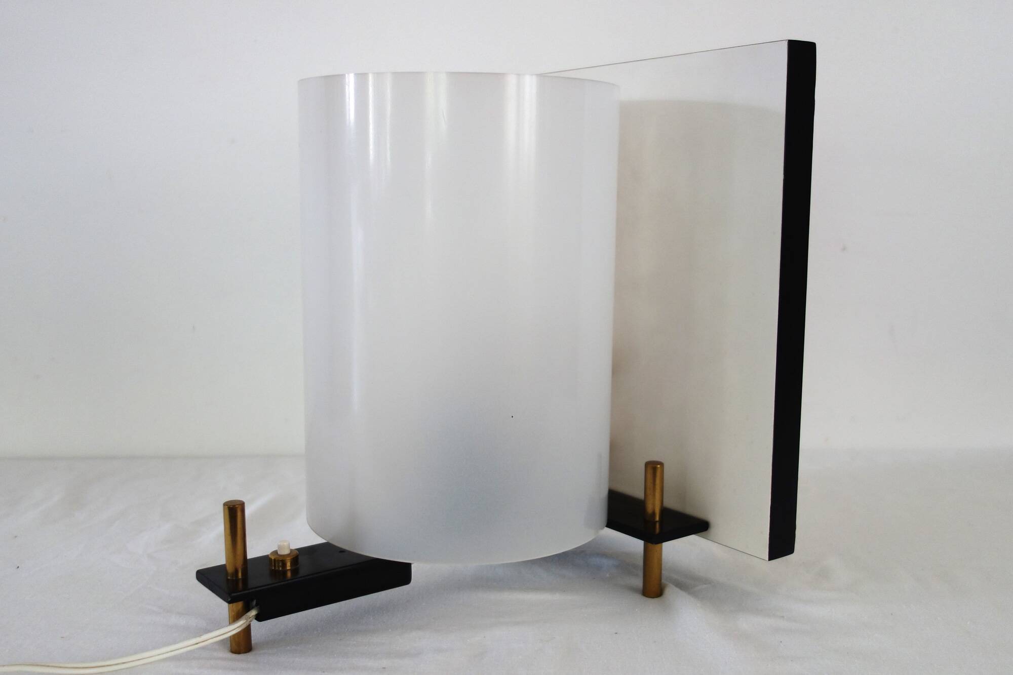 Rare lamp by Georges Frydman with screen 1950s