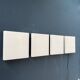 Square Wall Lamps from Trilux, 1950s, Set of 4
