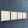 Square Wall Lamps from Trilux, 1950s, Set of 4
