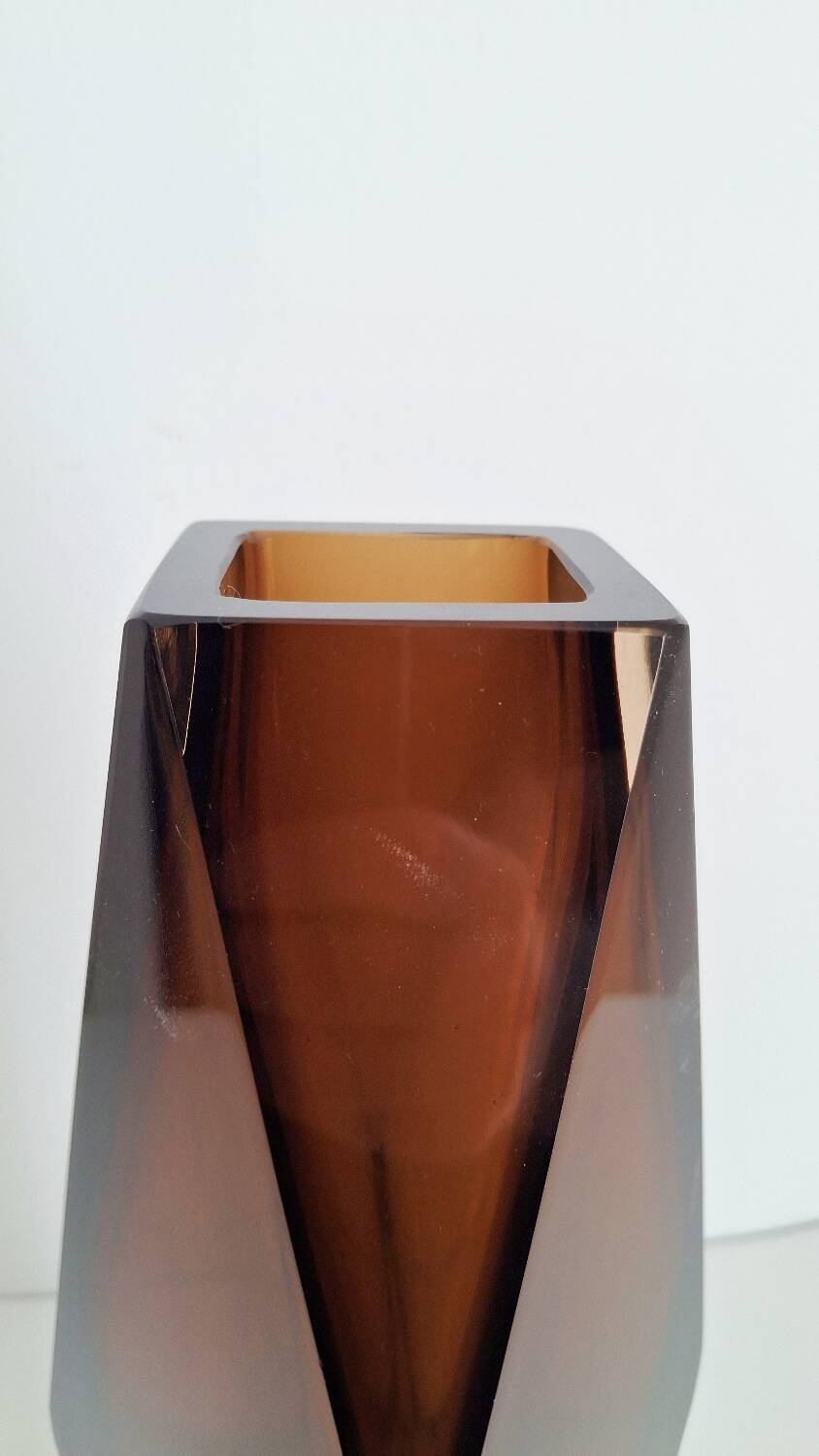 Sommerso Vase 1960s, atttibuted to Flavio Poli