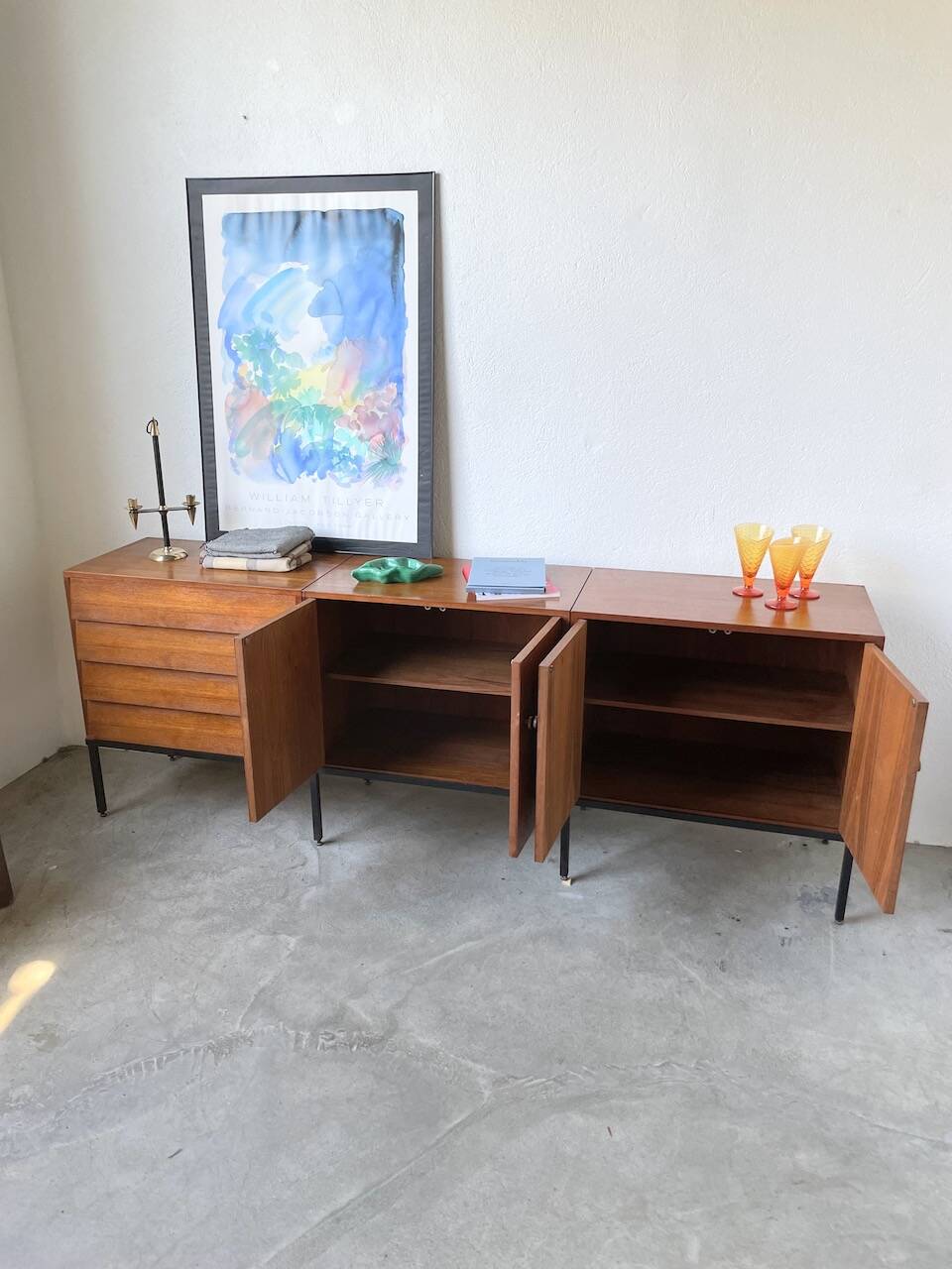 Vintage 50s modernist sideboard