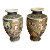 Paire de vases Satsuma