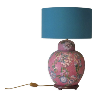 Mid-century ceramic table lamp by Regina, Belgium 1970