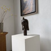 Tête de reliquaire africaine Fang