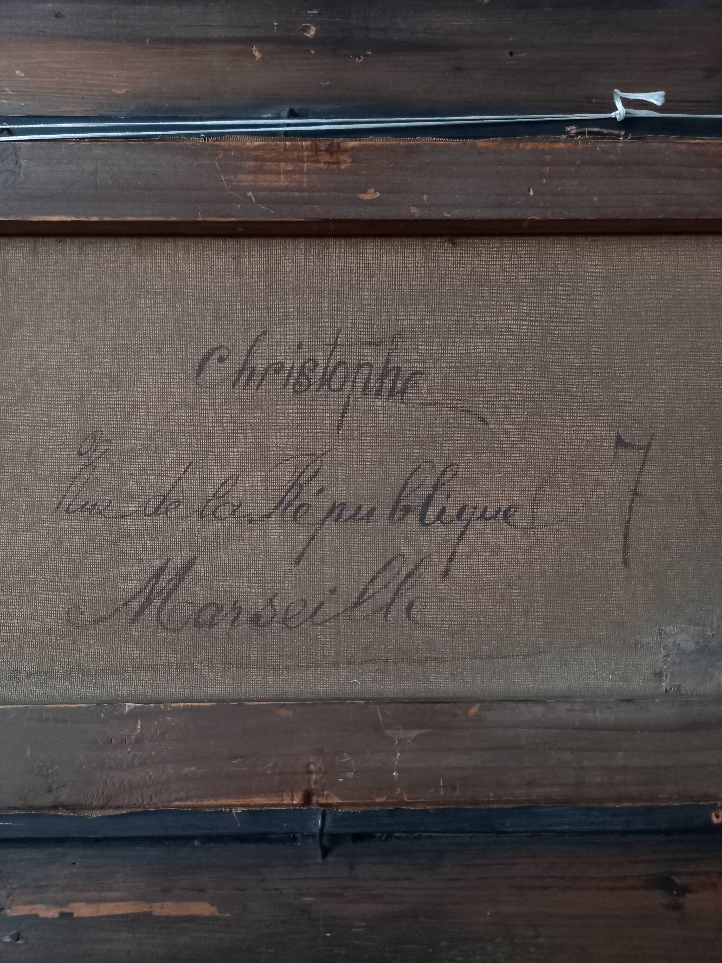 Marseille oil painting