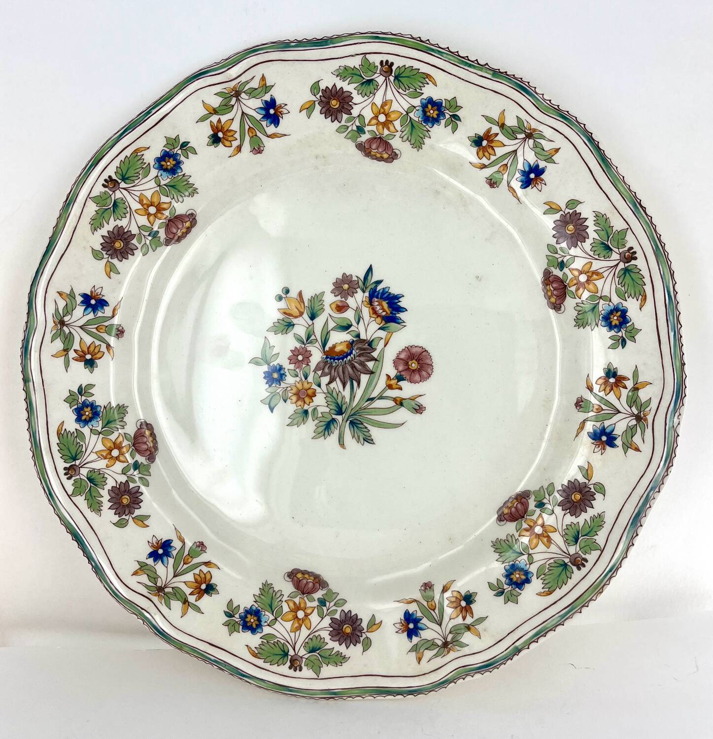 Earthenware plate from Gien Olerys Moustiers