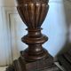 Pair of art deco wooden lamps