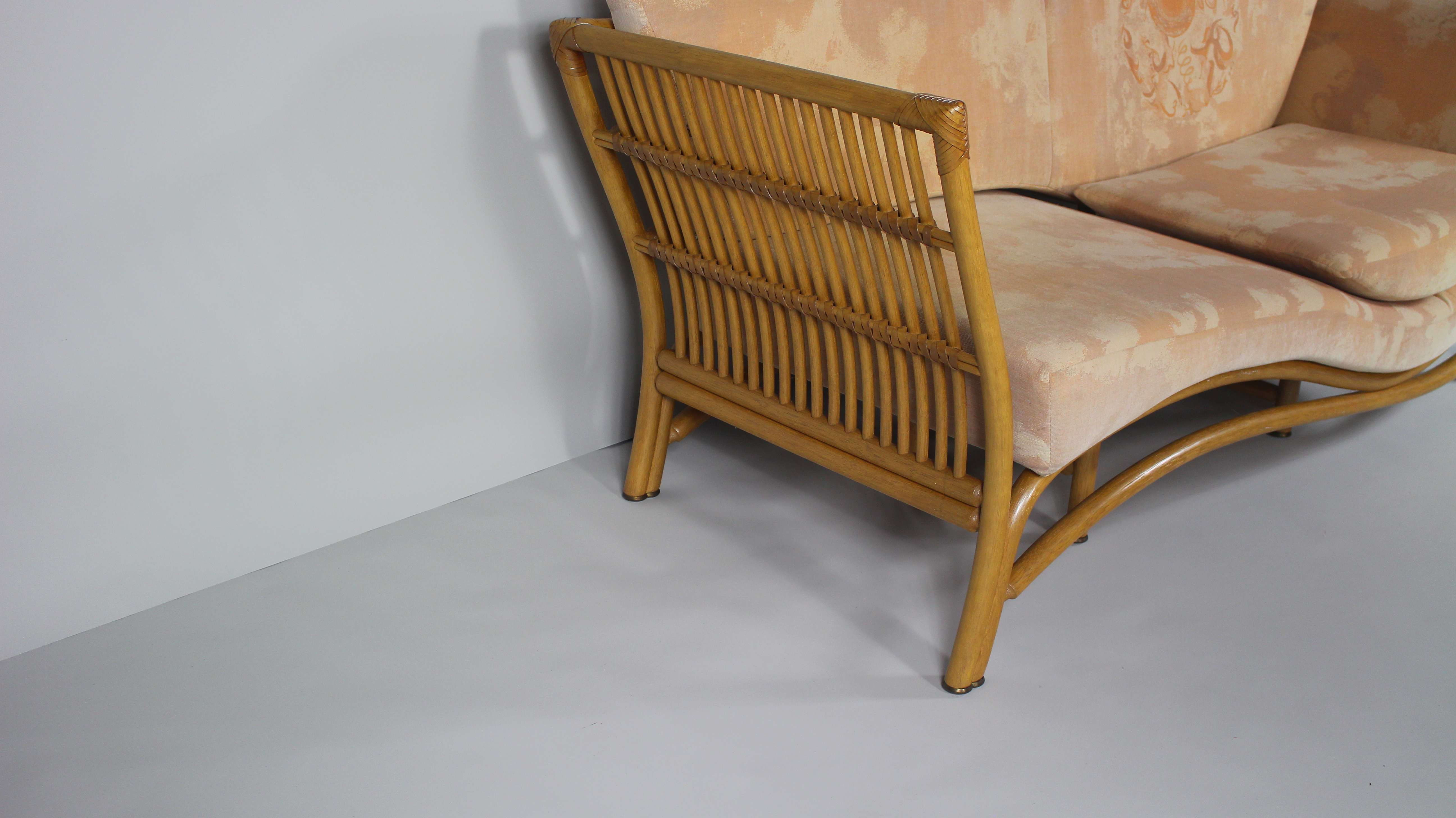 Vintage bamboo sofa or daybed