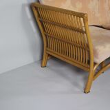 Vintage bamboo sofa or daybed