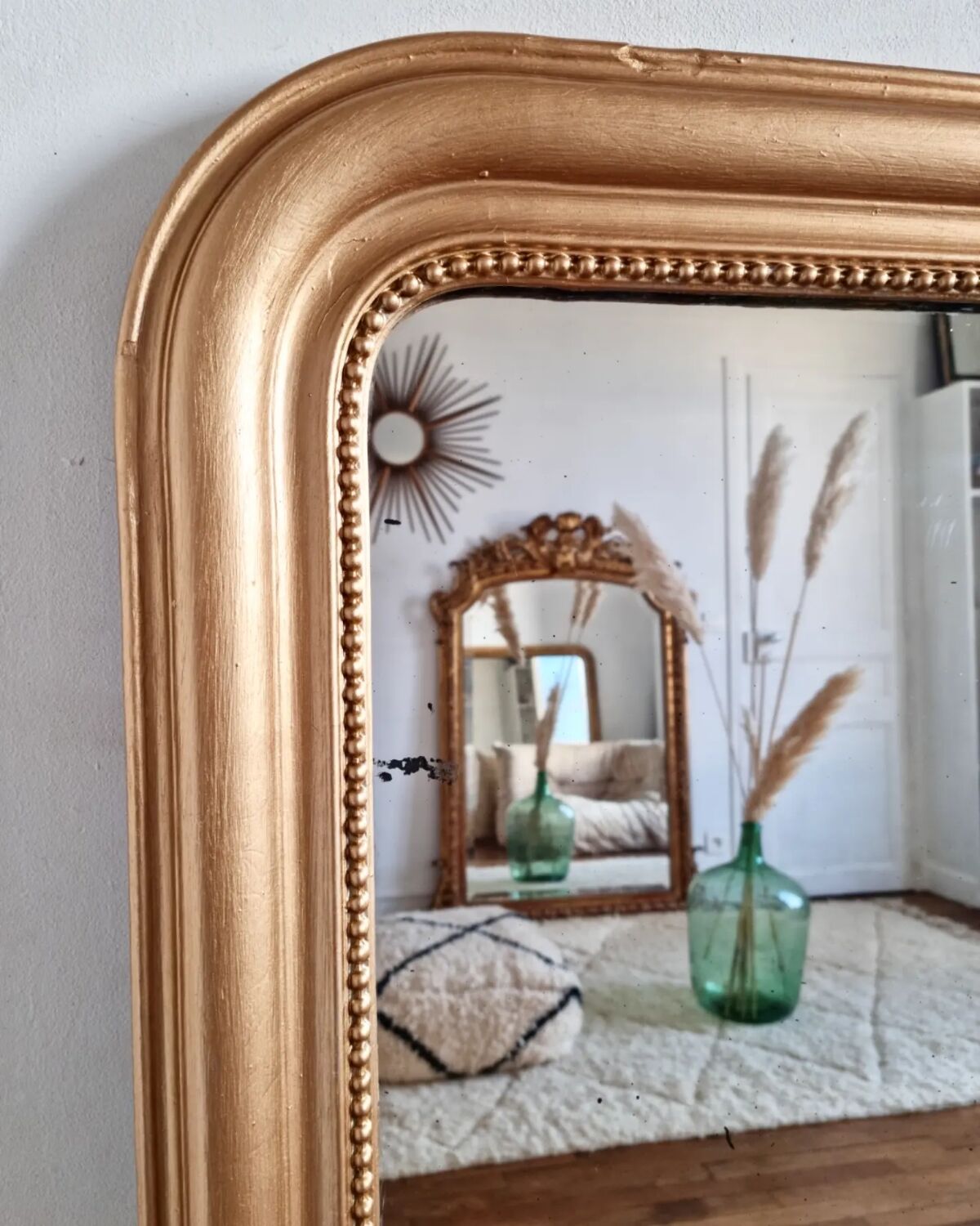 Antique mirror Louis Philippe, 130x96 cm