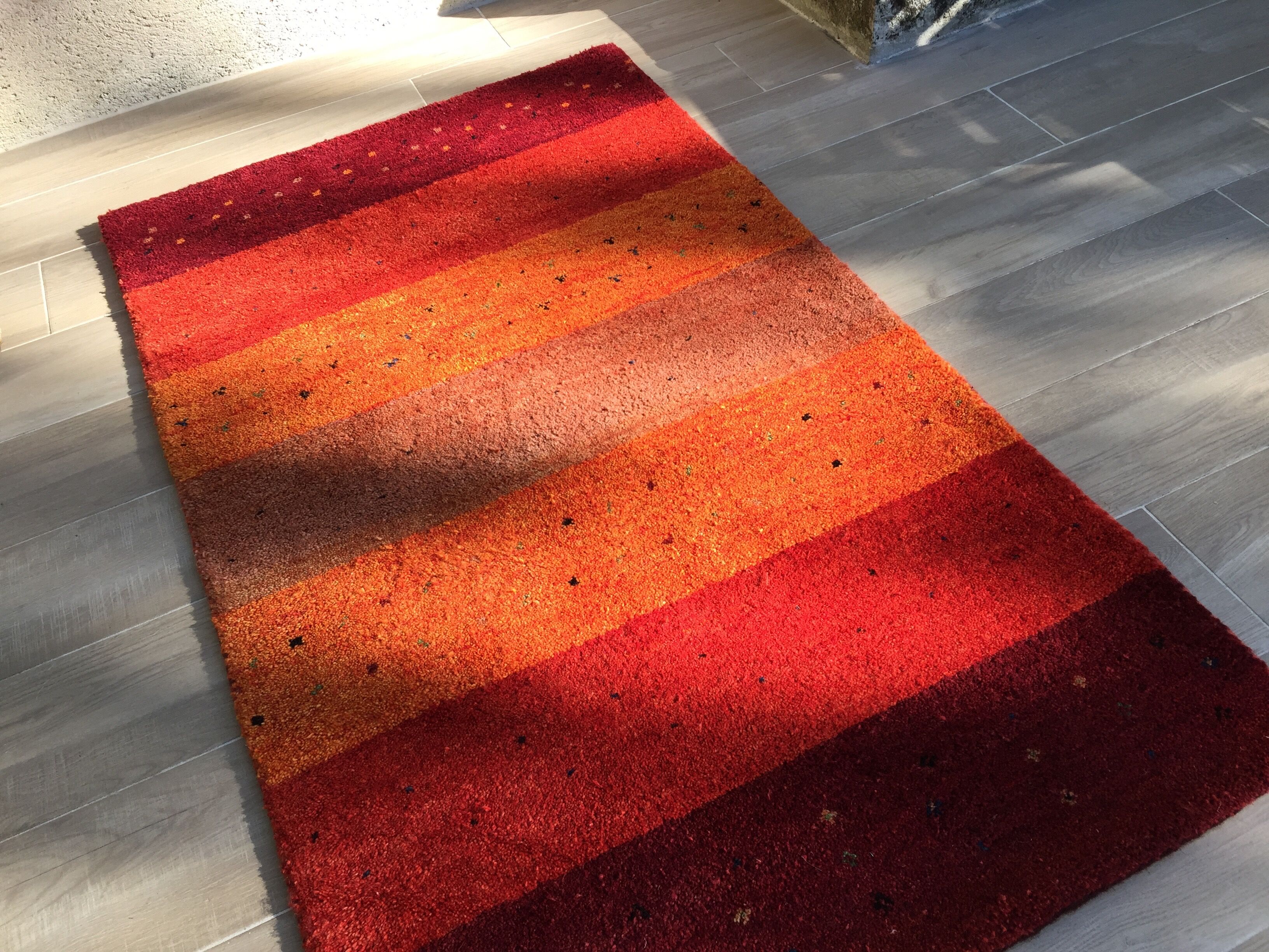 Indian carpet gabbeh 100% wool - 94x157 cm