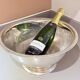 Large Luxury Silver Plated Champagne Ice Bucket / Wine Cooler on Pedestal