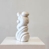 1970s Carrara marble Belgian sculpture