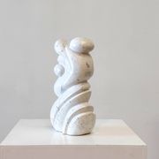 1970s Carrara marble Belgian sculpture
