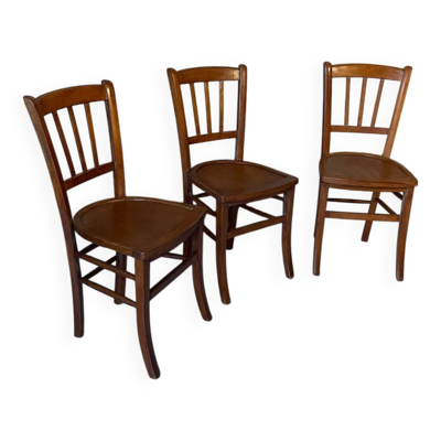 Suite de 3 chaises Luterma vintage