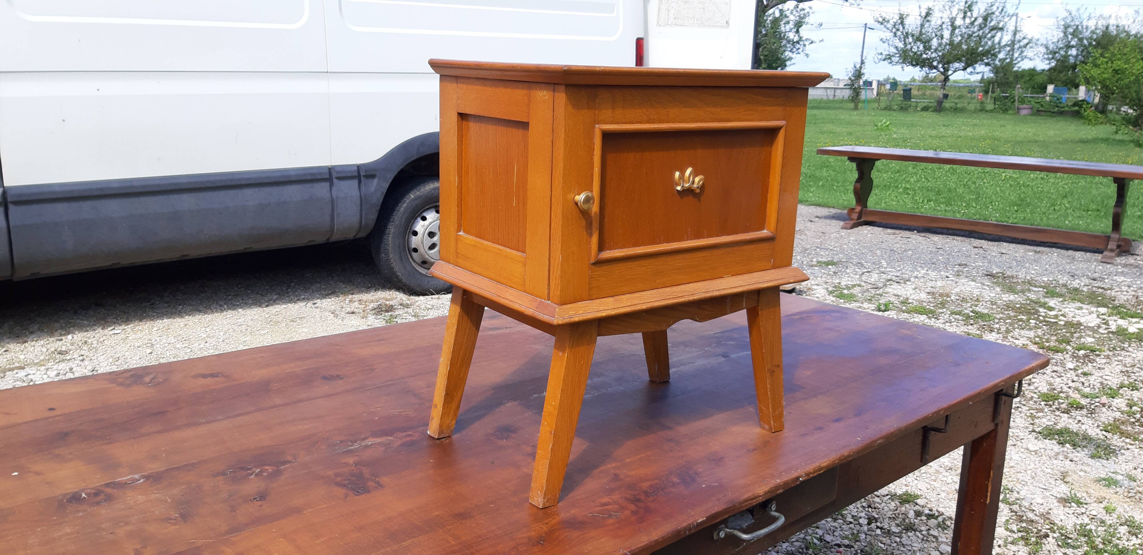 Bedside year 50 wood