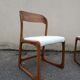 Paire de chaises Baumann traîneau