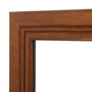 Miroir scandinave en chêne, Suède 1960, 100 x 55cm