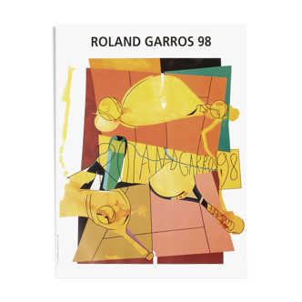 Official poster Roland Garros 1998