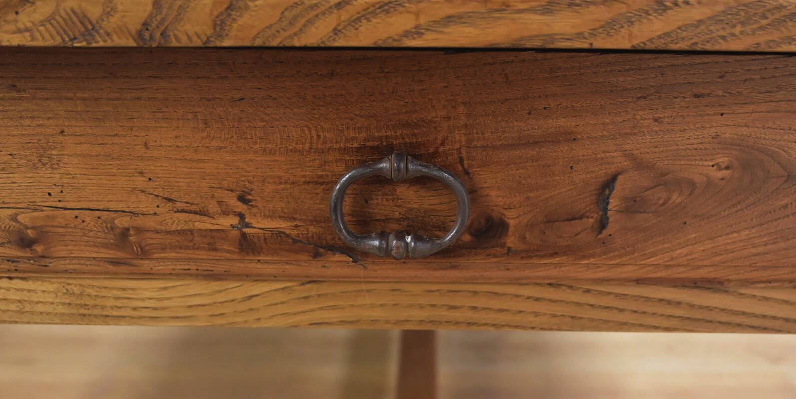 Table de ferme en frêne et chêne – 2ème partie XIXe