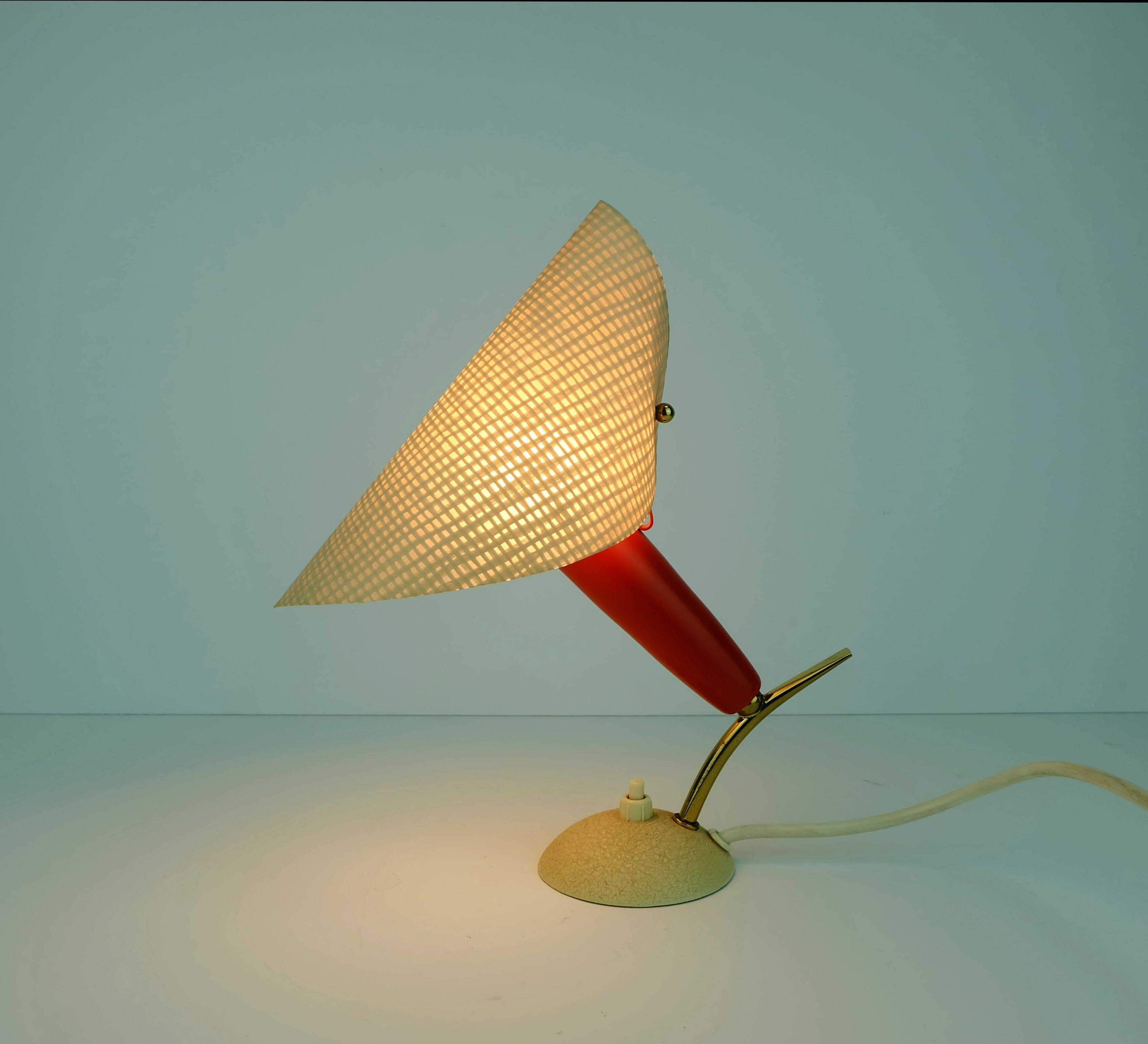 small mid century TABLE LAMP 1950s