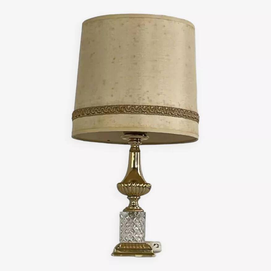 Brass and Crystal D'albret lamp