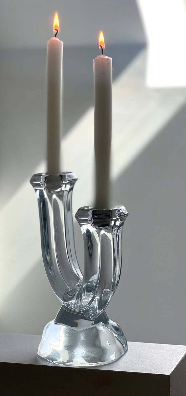 Crystal candle holder 1950.