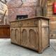 Atypical 19th century oak sideboard