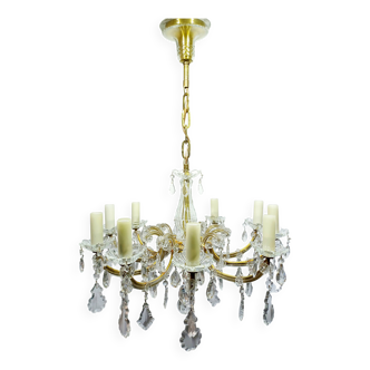 Lustre Marie Thérèse Cristal 10 lumières