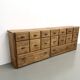 Large Pine Workshop Furniture with Drawers