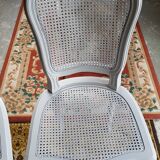 Pair of Louis XV style canned chairs