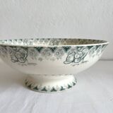 Poppies iron clay salad bowl, HB Choisy le Roi