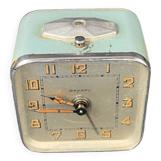 Vintage Bayard travel alarm clock in its box circa 1940