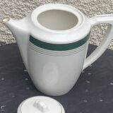 Coffee maker, milk jug and sugar bowl, Lumière, Digoin and Sarreguemines models