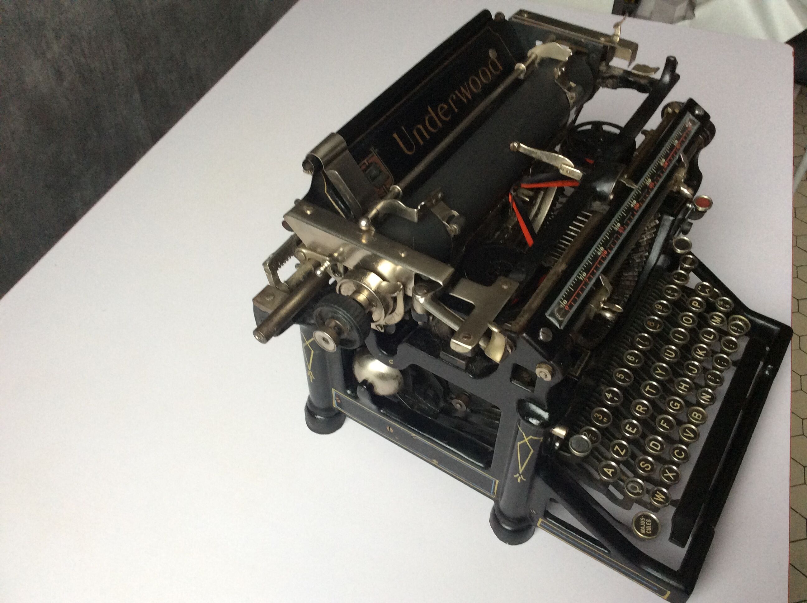 Old Underwood typewriter