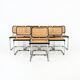 Set of 8 Dining Chairs Style B32 by Marcel Breuer