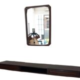 Vintage Entryway Set – Wall Console & Mirror, 1960s