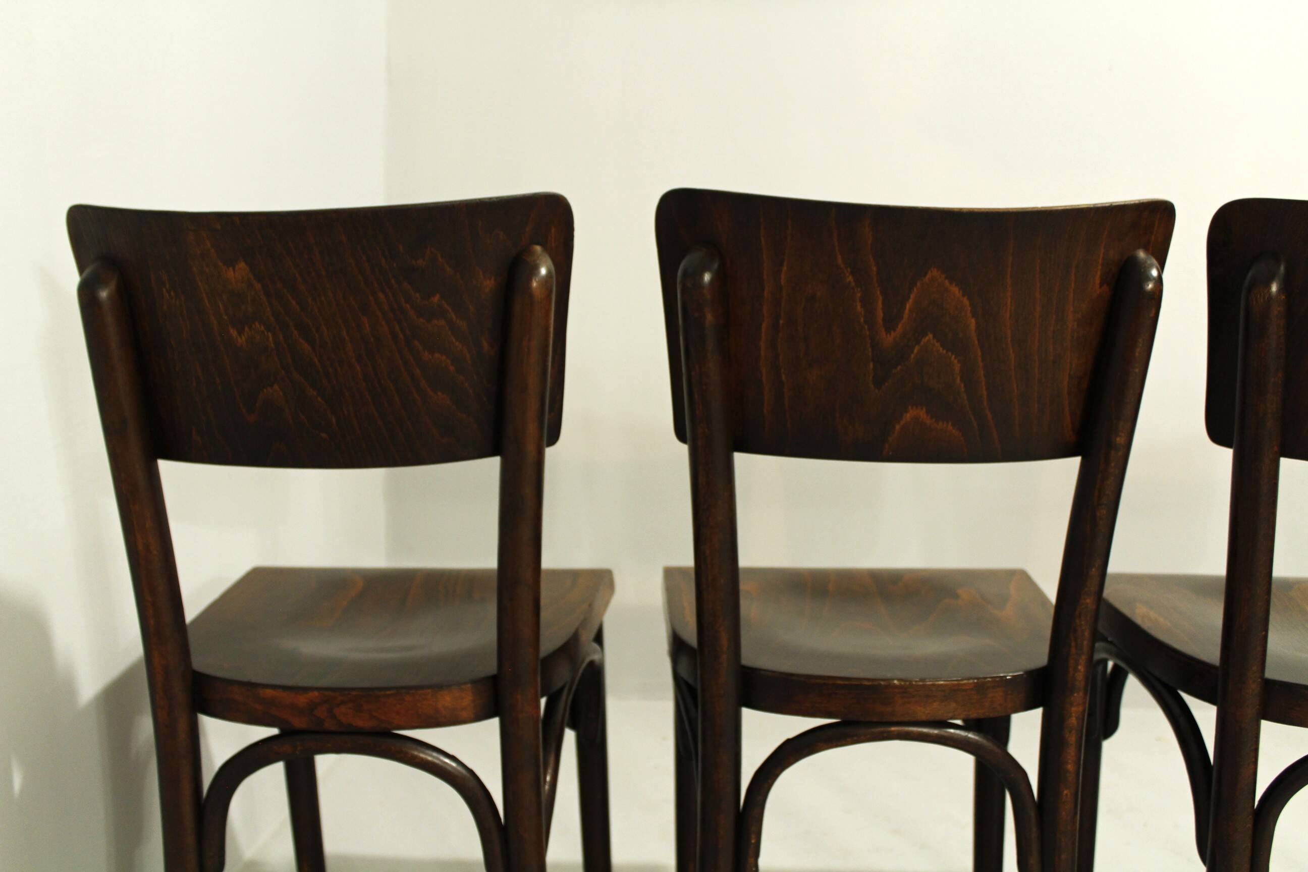 Pub Chairs from Thonet, 1930s, Set of 6, II