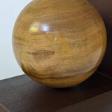 Walnut and Cherry Wood Bookends | pair of 2 | midcentury