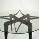 Rare mid-century round coffee table by Paolo Buffa, Italy, 1950s.