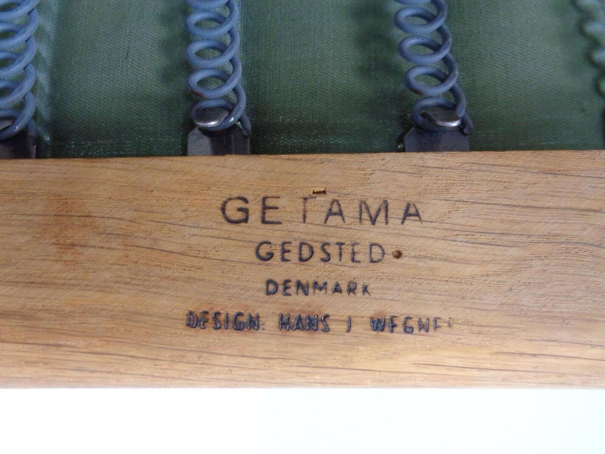 Danish GE290 Chair in Oak and Kvadrat Hallingdal by Hans J. Wegner for Getama, 1960s