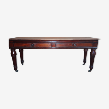 Mahogany console