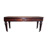 Mahogany console